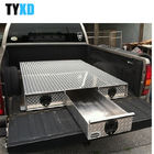 Weather Resistant Metal Tool Storage Box , 3 Drawer Metal Truck Bed Tool Box