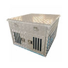 Изготовленные на заказ алюминиевые коробки собаки для комплектуют вверх тележку, алюминиевые коробки охотничьей собаки